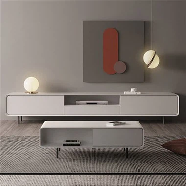 Fehér furnér TV szekrény